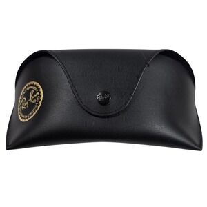 Ray-Ban Sunglasses Case Black Hard Clamshell Eyeglasses Holder New‎